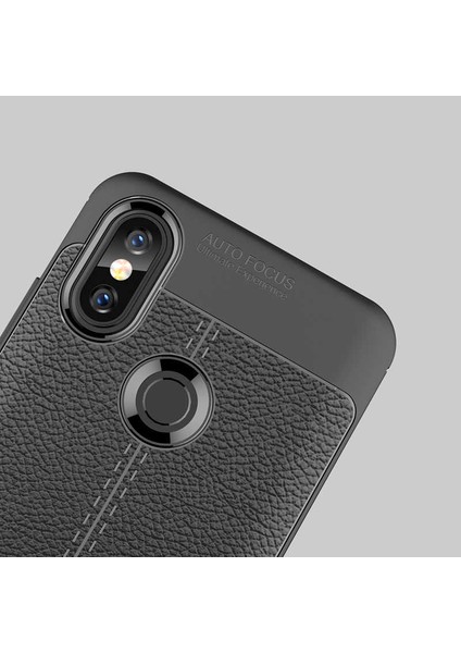 Xiaomi Mi 8 Uyumlu Darbeye Dayanıklı Deri Dikişli Armor Serisi Kamera Korumalı Kılıf indirimleri