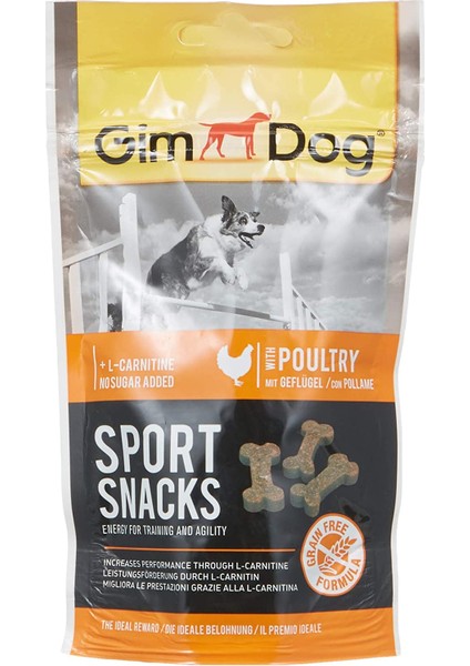 Sportsnacks Tavuk & L-Carnitinli Köpek Ödül Tableti, 60 G