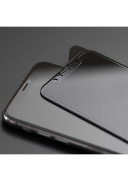 Apple iPhone Xr 6.1 5d Privacy Cam Ekran Koruyucu - Siyah
