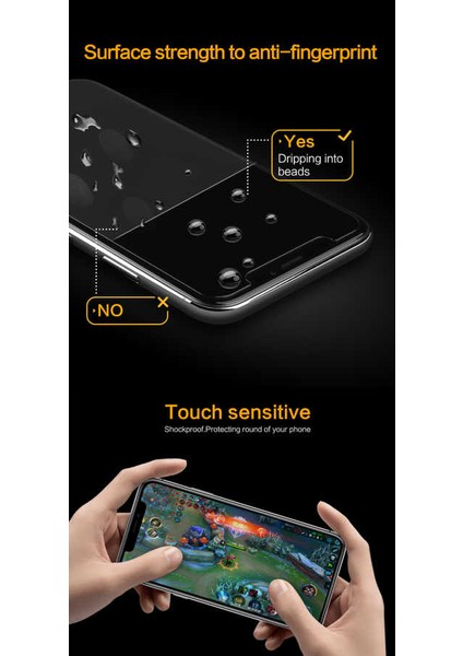 Apple iPhone Xr 6.1 5d Privacy Cam Ekran Koruyucu - Siyah