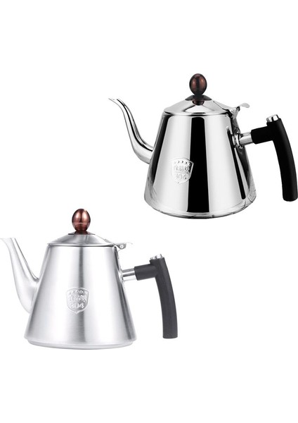 1.2 L Kahve Su Isıtıcısı El Dökülmesi Pot Kahve Çaydanlık Cilalı Paslanmaz Cilalı (Yurt Dışından)
