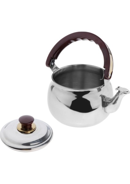 Paslanmaz Çelik Islık Çaydanlık Su Potu Kettle Metal Gümüş 2.7 L (Yurt Dışından) modelleri