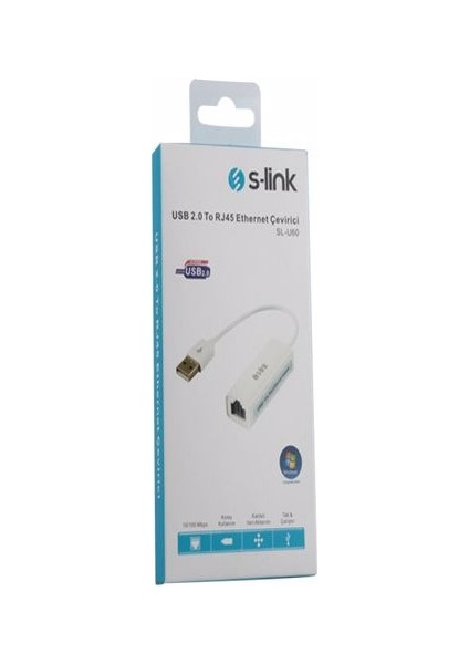 SL-U60 Usb 2.0 To LAN Çevirici