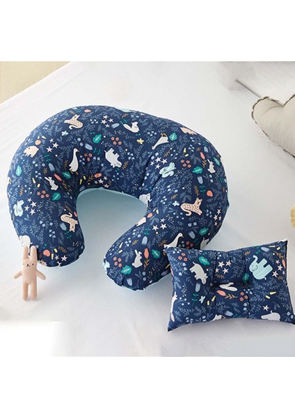 Hemşirelik Mavi Hayvan Için Yıkanabilir Bebek Emziren Yastık Bebek Desteği (Yurt Dışından)