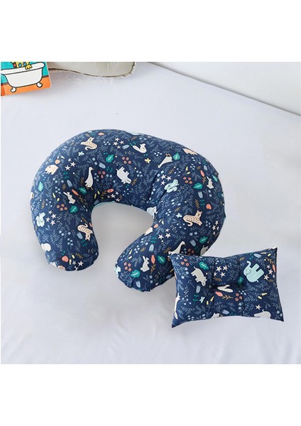 Hemşirelik Mavi Hayvan Için Yıkanabilir Bebek Emziren Yastık Bebek Desteği (Yurt Dışından)