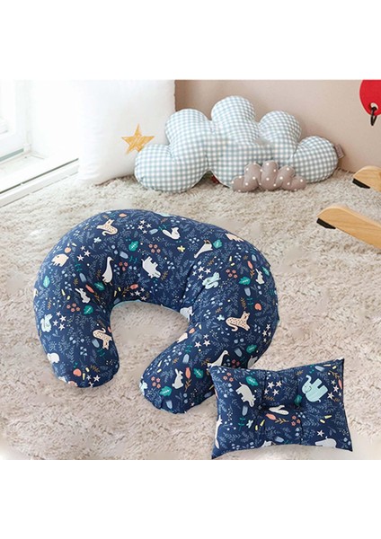 Hemşirelik Mavi Hayvan Için Yıkanabilir Bebek Emziren Yastık Bebek Desteği (Yurt Dışından)
