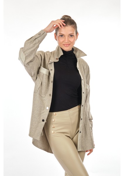 Oversize Kadın Gömlek - Minimalist Günlük Stil fırsatları