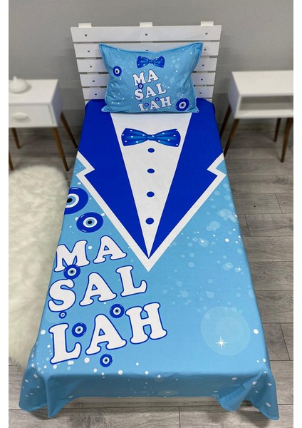 Maşallah Sünnet Yatak Örtüsü Takımı