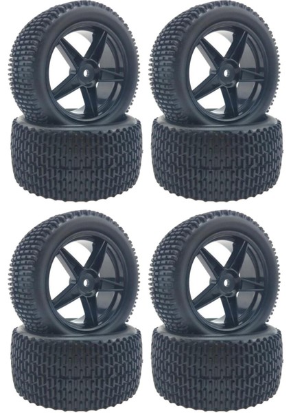 94107/94166/94106 Araba Için 4x Lastik Lastik 1/10 Ölçekli Kamyon Siyahı fiyatları