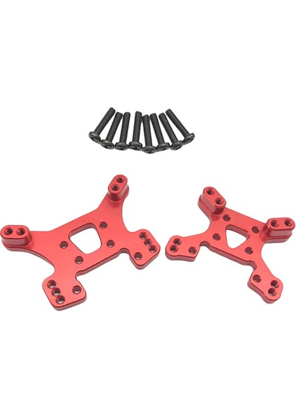 Wltoys Için Ön Arka Şok Montajı 144001 1/14 Rc Araba Kırmızı(Yurt Dışından)