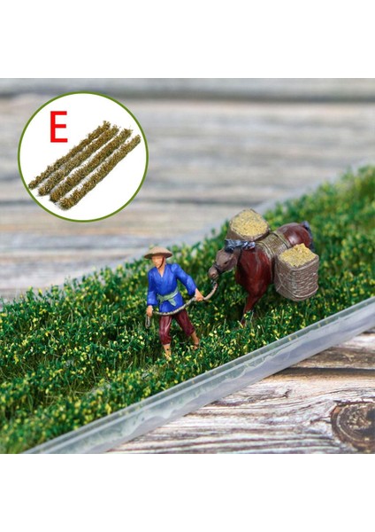 Gerçekçi Minyatür Bitkiler Mini Model Demiryolu Bahçe Yapı Malzemeleri E indirimleri
