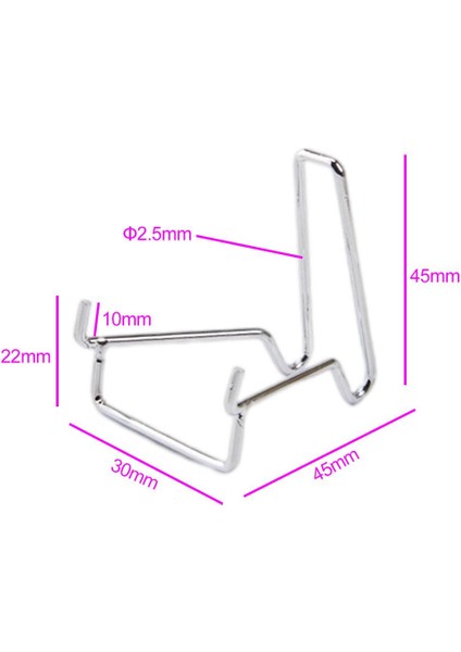 Mineral Ekran Stand Braketi Ev Ofis Cesozları Kristal Taşı 3x4.5x4.5cm