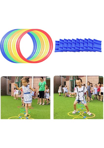 Hopscotch Game Çok Renkli Dayanıklı Eğlenceli Yaratıcı Yaratıcı Okul Öncesi Çocuk 28CM Için