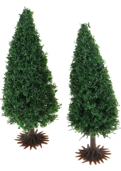 Kum Masası Için Plastik Model Ağacı Mikro Peyzaj Dioramas Kitleri 5.5cm