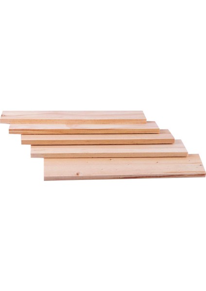 5x Doğal Balsa Ahşap Şeritler 250MM Uzunluğunda Dıy Model Yapımı Tekne Evi 250 x 8mm