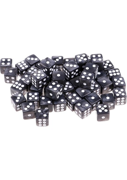 50PCS D6 D&d Rpg Mtg Oyuncak Grisi Için Altı Taraflı Ölüm(Yurt Dışından)
