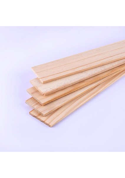 5x Doğal Balsa Ahşap Şeritler 250MM Uzunluğunda Dıy Model Yapımı Tekne Evi 250 x 5mm