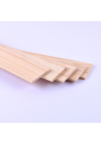 5x Doğal Balsa Ahşap Şeritler 250MM Uzunluğunda Dıy Model Yapımı Tekne Evi 250 x 5mm