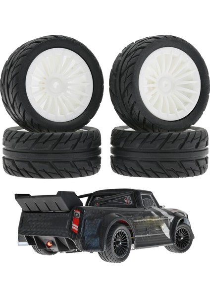 4 Adet Rc Araba Lastikleri 1/16 Yedek Parça SG1603 Araç Model Aşağı Için Dıy fırsatları