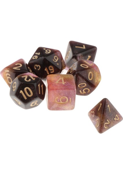 7x Çok Taraflı Sayı Tablo Rol Parti Aksesuar Matematik Öğretimi