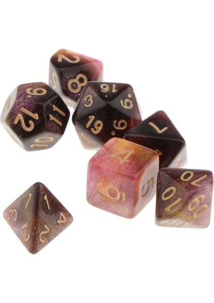 7x Çok Taraflı Sayı Tablo Rol Parti Aksesuar Matematik Öğretimi