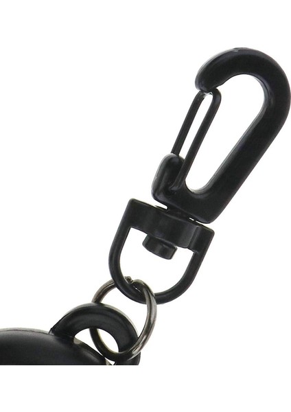 5x Geri Çekilebilir Karabiner Aracı Dayanıklı 60CM Bölünmüş Zincir Anti Kayıp