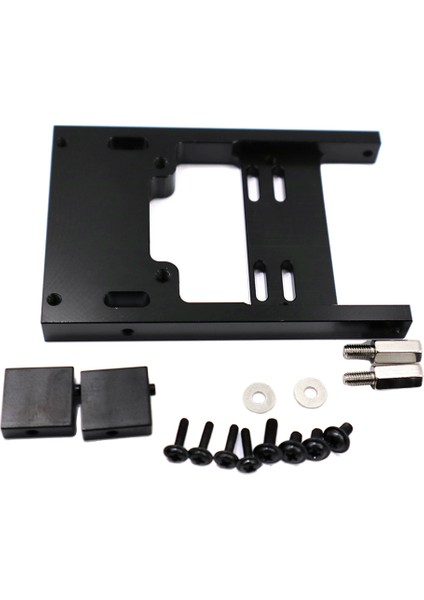 Araba Servo Sabit Koltuk Dağı Braketi Kiti Için Wpl B16 B24 B36 C14 C24 Dıy Yedek Siyah