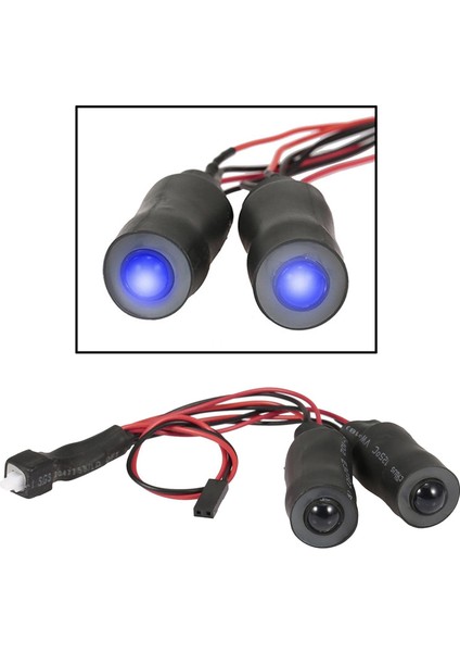 Çoğu 1/10 Rc Rock Trawler Parçaları Için Rc Yüksek Parlak LED Farlar Işık fırsatları