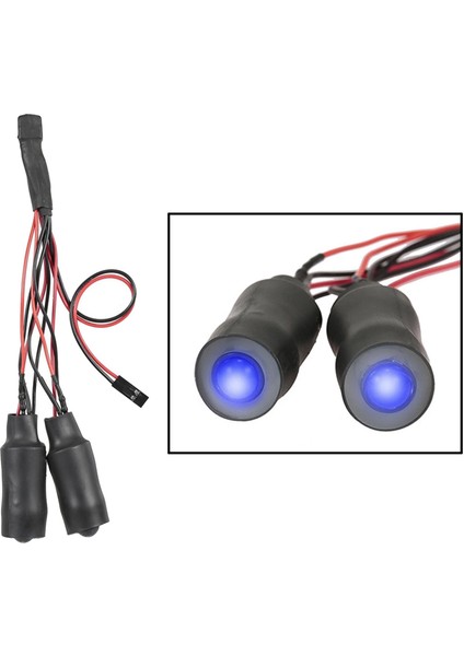 Çoğu 1/10 Rc Rock Trawler Parçaları Için Rc Yüksek Parlak LED Farlar Işık indirimleri