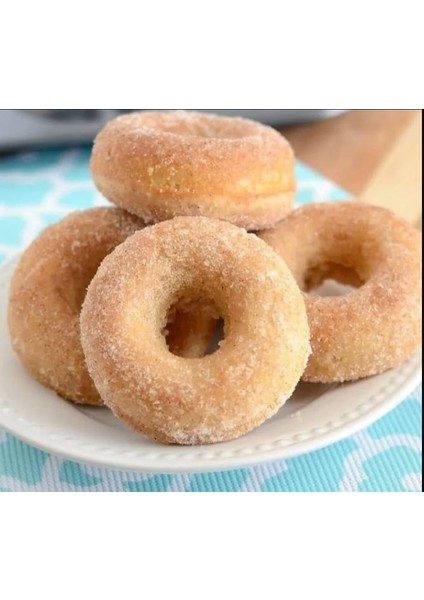 Ketojenik & Glutensiz Tarçınlı Donut (6 Adet 7 cm Çaplı)
