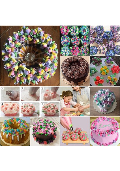 Rus Boru Ipuçları Dıy Boru Ipuçları Set Kek Dekorasyon Malzemeleri İçin Cupcake 7 Adet (Yurt Dışından)