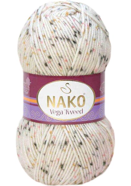 5 Adet Vega Tweed Premium Akrilik El Örgü Ipi Yünü No: 31752 indirimleri