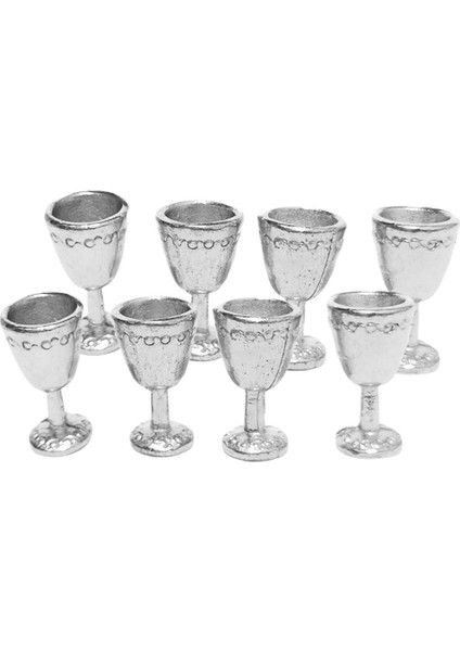 8 Paket 1:12 Dollhouse Simulation Goblet Kitleri Oyuncaklar (Yurt Dışından)