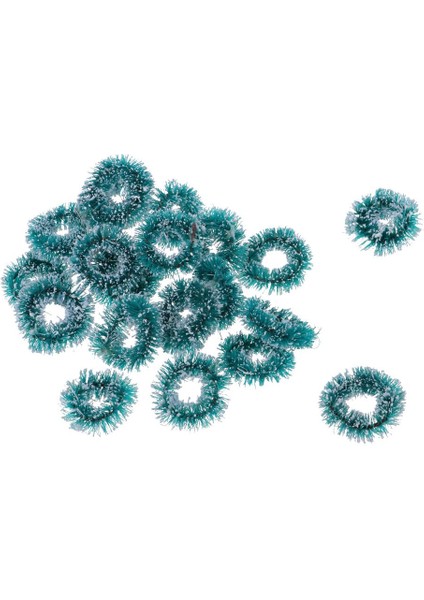 20PCS Minyatür Noel Çelenk Süsleri Ağaç Döşeme Süsleme Dekoru (Yurt Dışından)