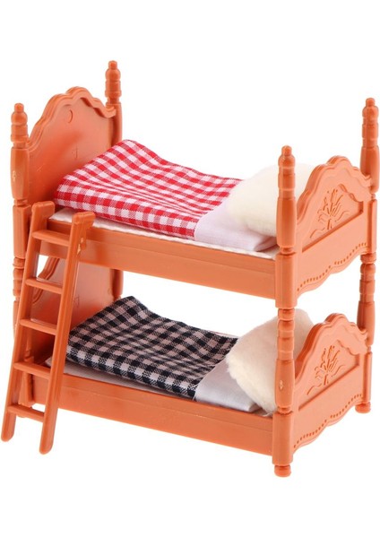 1:12 Ölçekli Dollhouse Minyatür Ekose Ranza Mobilyaları Yatak Odası Için (Yurt Dışından) fırsatları