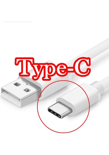 1.5m Beyaz 2.4A Samsung Xiaomi Android Mobile Redmi Realme Huawei Honor Uyumlu Type C Kablosu Için Tip C USB Veri Kablosu Hızlı Şarj USB Veri Kablosu
