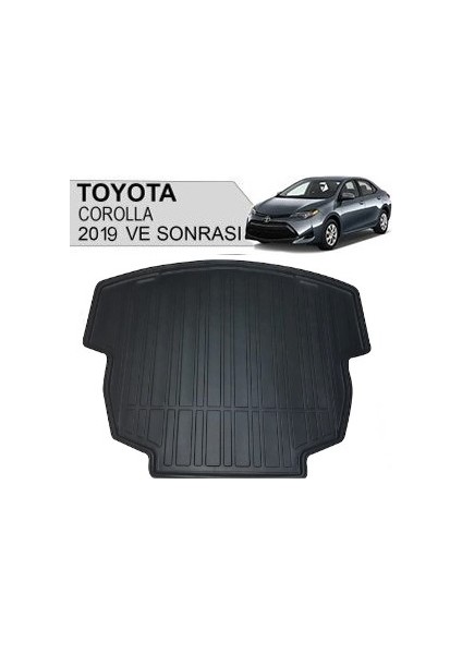 2022 Toyota Corolla Bagaj Havuzu Tam Uyumlu Kauçuk
