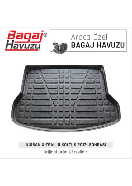 Xtraıl Bagaj Havuzu 2017-2021 Tam Uyumlu 3D Kauçuk fiyatları