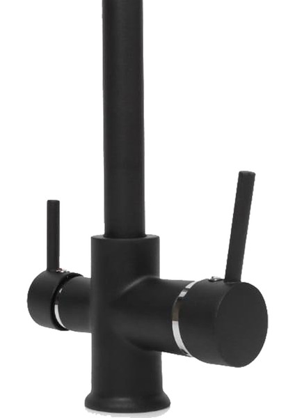 - Su Arıtma Için Kuğu Modeli Siyah 3 Yollu Musluk modelleri