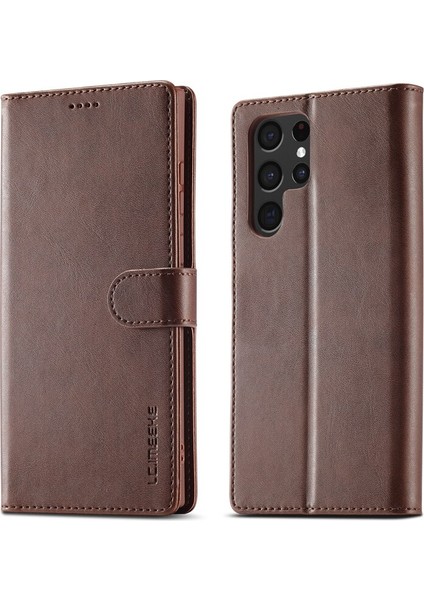 Samsung Galaxy S22 Ultra Sıkışmış Cüzdan Braket Telefon Kılıfı (Yurt Dışından)