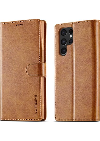 Samsung Galaxy S22 Ultra Sıkışmış Cüzdan Braket Telefon Kılıfı (Yurt Dışından)
