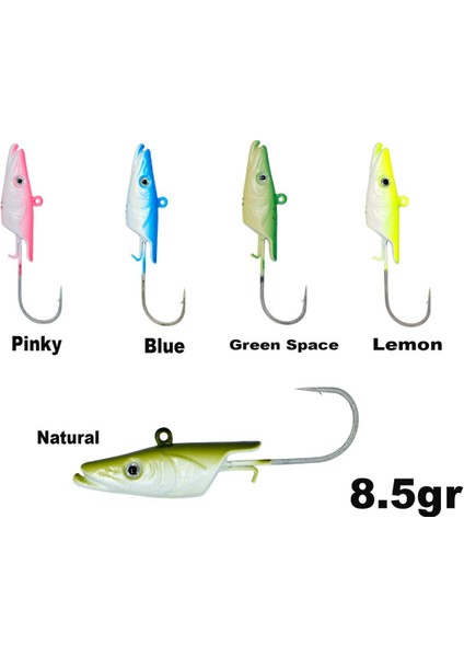 Salt Eel 8.5gr Jighead 018 Purple Space fiyatları