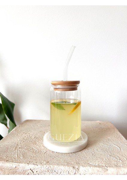 Isıya Dayanıklı Cam Pipetli Ahşap Kapaklı Borosilikat Bardak | Kahve Sunum Bardağı | 350ML 1 Adet fiyatları