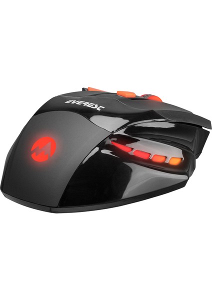 SGM-X7 Usb Siyah Makrolu 7200dpi Oyuncu Mouse +Gaming Mouse Pad