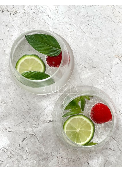 Isıya Dayanıklı Sunum Japon Tarzı Fuji Dağ Cam Bardak | Koni Bardak | 1 Adet 300 ML(8CMX9CM)