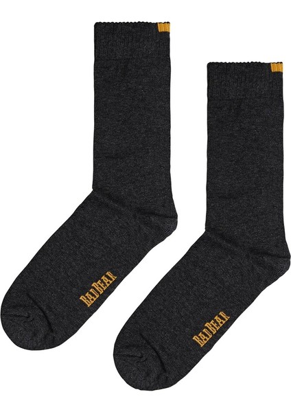 Band Tall Unisex Antramelanj Uzun Çorap