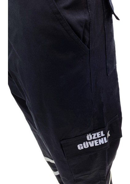 Özel Güvenlik Reflektör Baskılı Kargo Cep Pantolon modelleri