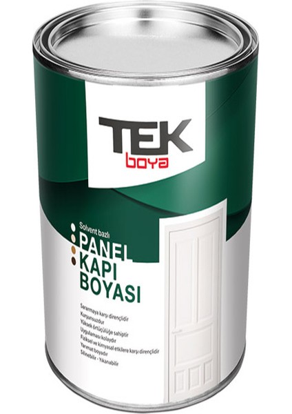 Tek Solvent Bazlı Kapı Panel Boyası 2,5 Lt
