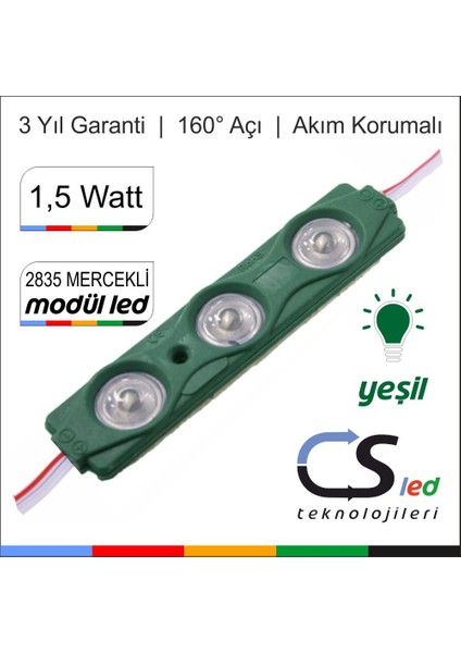 Cs Led 1.5 Watt Mercekli Led 100’lü