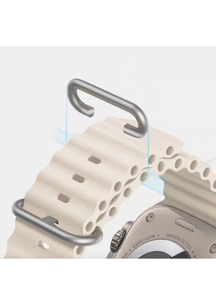 Apple Watch 44 mm Için Krd-75 Renkli Silikon Kayış-Kordon fırsatları